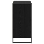 Seitenschrank Schwarz Eichen-Optik 79 x 36 x 75 cm – Bild 7