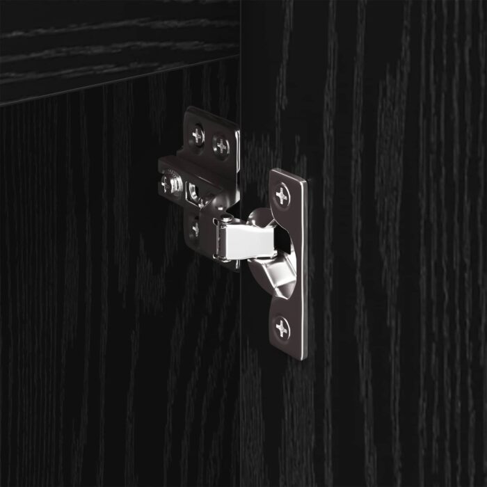 Seitenschrank Schwarz Eichen-Optik 96,5 x 30 x 75 cm – Bild 11