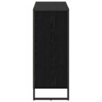 Seitenschrank Schwarz Eichen-Optik 96,5 x 30 x 75 cm – Bild 7