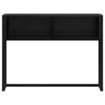 Beistelltisch Schwarz Eichen-Optik 100 x 36 x 75 cm – Bild 5