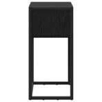 Beistelltisch Schwarz Eichen-Optik 100 x 36 x 75 cm – Bild 7