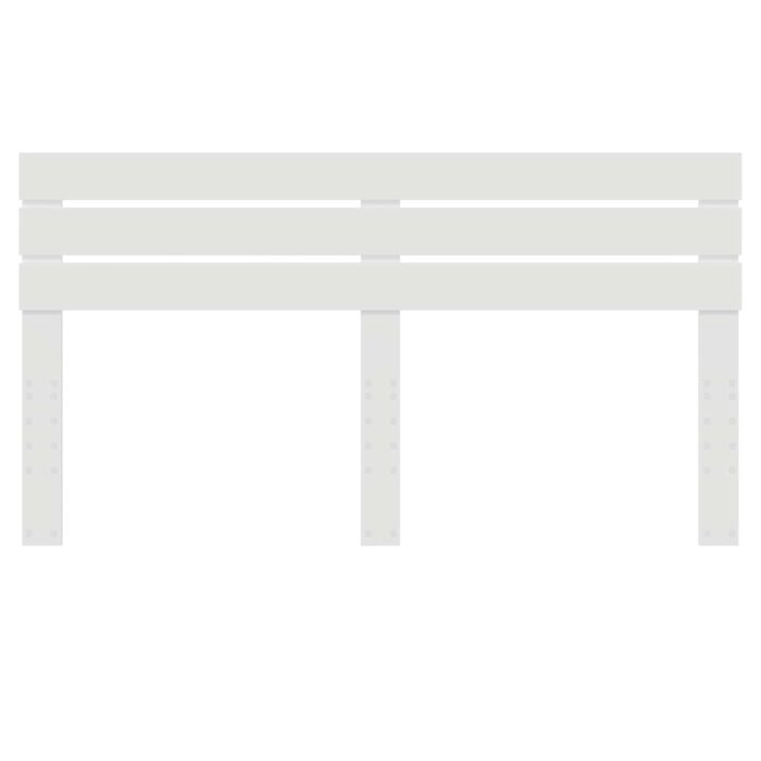 Kopfteil Weiss 200 cm Holzwerkstoff – Bild 4