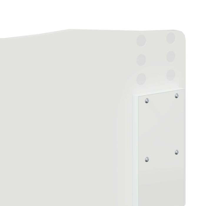 Kopfteil Weiss 200 cm Holzwerkstoff – Bild 8