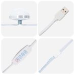 Schlafzimmer-Frisiertische mit Speicher Weiss 80 x 39,6 x 135 cm – Bild 12