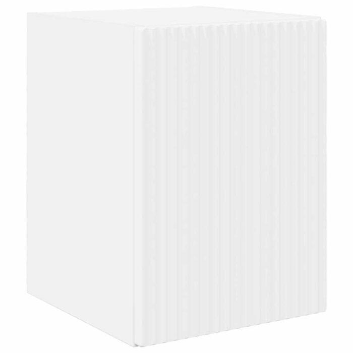 TV-Wandschrank Wandmontiert Weiss 30 x 31 x 40 cm Holzwerkstoff – Bild 2