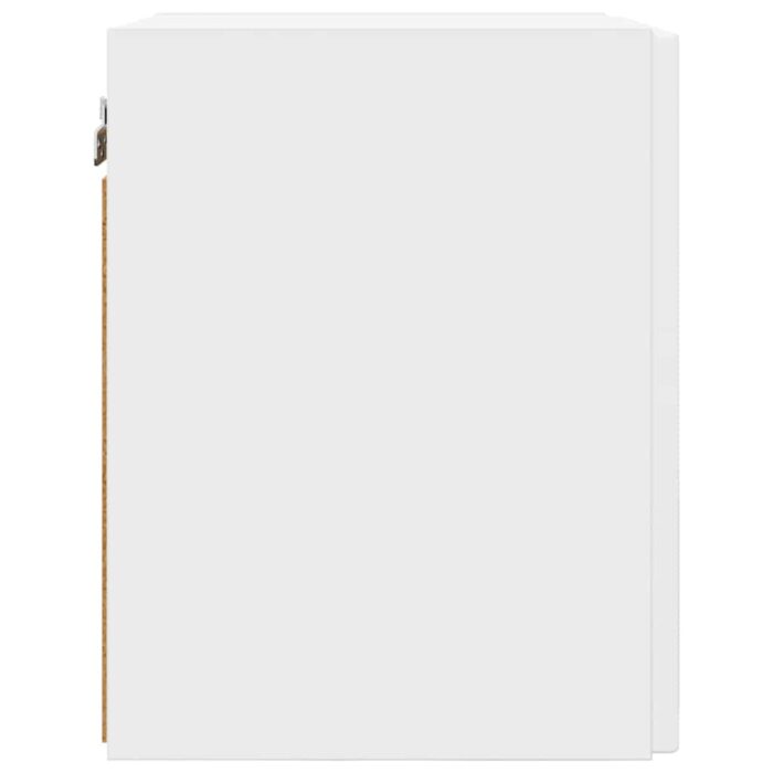 TV-Wandschrank Wandmontiert Weiss 30 x 31 x 40 cm Holzwerkstoff – Bild 7