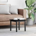 Couchtisch Schwarz Eichen-Optik 40 x 40 x 36 cm Holzwerkstoff