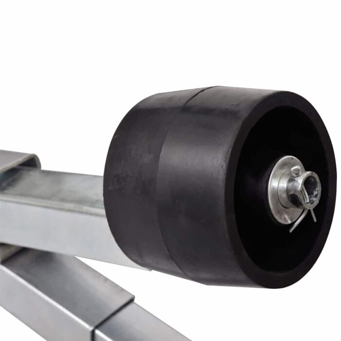 Zentrierhilfe untere Stütze für Bootsanhänger mit Kielrollen – Bild 5