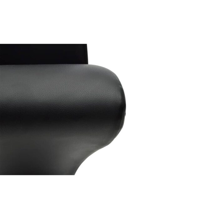 Esszimmerstühle 4 Stk. Schwarz Kunstleder – Bild 5