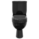 Toilette mit Spülkasten Weiss – Bild 4