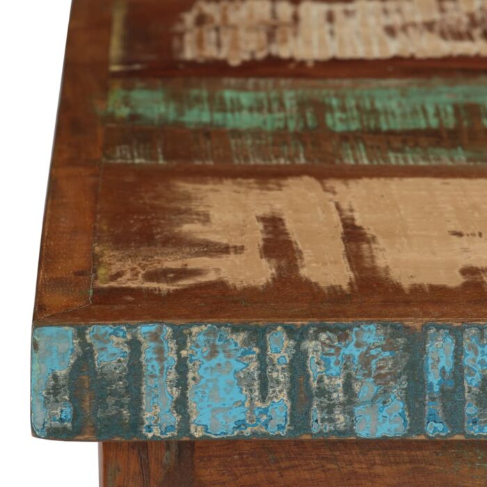 Schreibtisch Altholz Massiv 140x50x77 cm – Bild 5