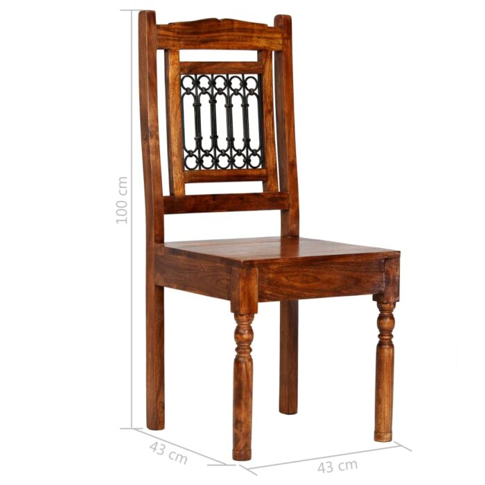 5-tlg. Essgruppe Massivholz Akazie – Bild 12