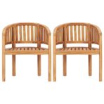 4-tlg. Garten-Lounge-Set Massivholz Teak – Bild 5