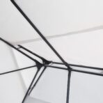 Pavillon mit LED-Lichterkette Weiss 3x4 m – Bild 5