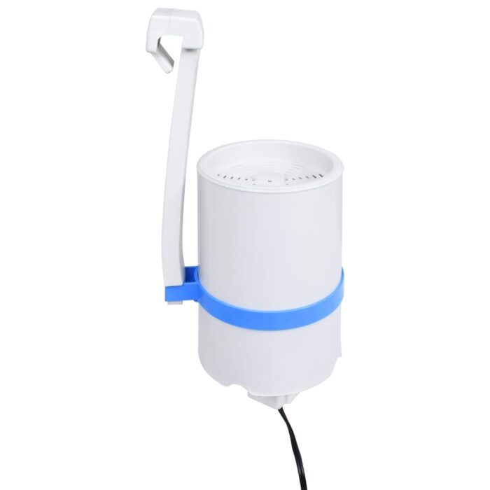 Planschbecken mit Einhängeskimmer und Pumpe 350x90 cm Weiss – Bild 8