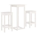 3-tlg. Bar-Set Massivholz Kiefer – Bild 2