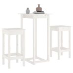 3-tlg. Bar-Set Massivholz Kiefer – Bild 4