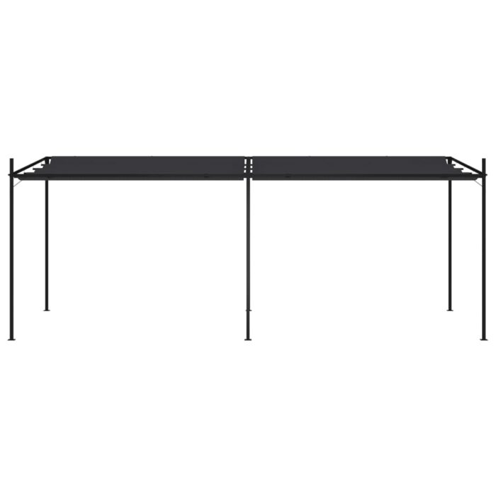 Pavillon mit Ausziehbarem Dach 600x300x233 cm Anthrazit – Bild 2