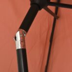 Sonnenschirm mit Metall-Mast 300 cm Bordeauxrot – Bild 6