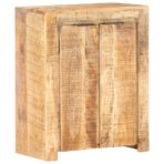 Sideboard 59x33x75 cm Raues Mangoholz – Bild 10