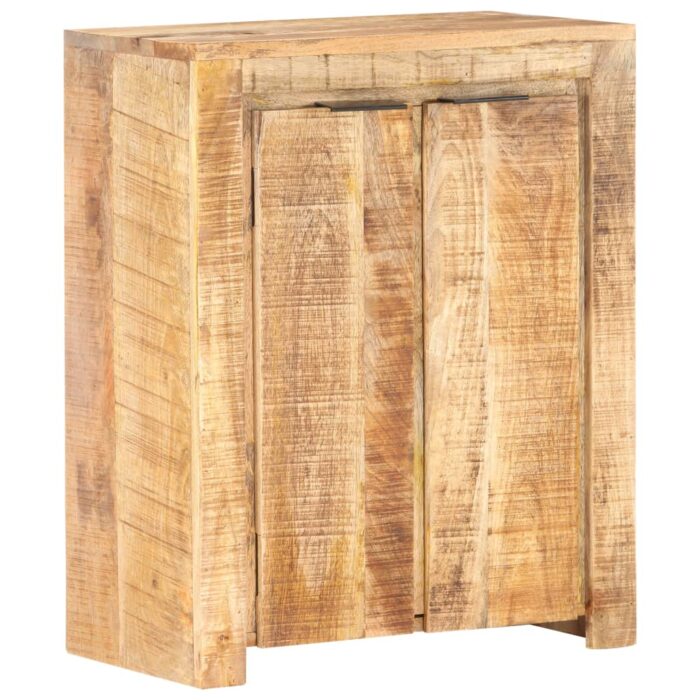Sideboard 59x33x75 cm Raues Mangoholz – Bild 10