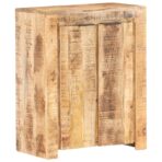 Sideboard 59x33x75 cm Raues Mangoholz – Bild 8