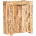 Sideboard 59x33x75 cm Raues Mangoholz – Bild 9