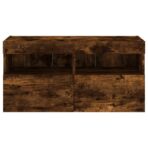 4-tlg. Wohnwand mit LED-Beleuchtung Sonoma-Eiche Holzwerkstoff – Bild 10