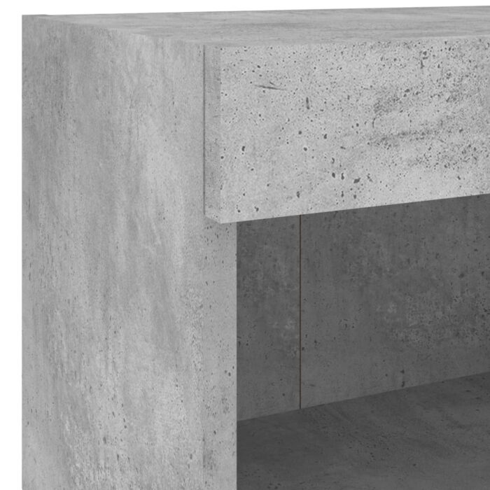 5-tlg. Wohnwand mit LED-Beleuchtung Sonoma-Eiche Holzwerkstoff – Bild 12