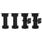 Waschbecken-Unterschrank mit Tür Lucca 2 pcs Weiss Holzwerkstoff – Bild 7