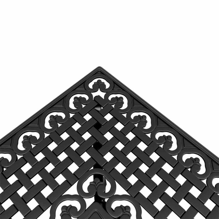 Gartentisch Set 3 pcs Bronze Gussaluminium – Bild 12