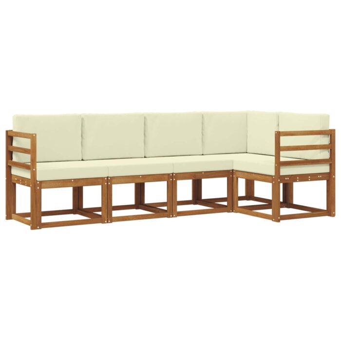 Sofa Set 5 pcs Natur – Bild 2