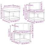 Sofa Set 6 pcs Natur – Bild 8