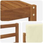 Outdoor-Sofagarnitur 7 pcs Natur Massivholz Akazie – Bild 8