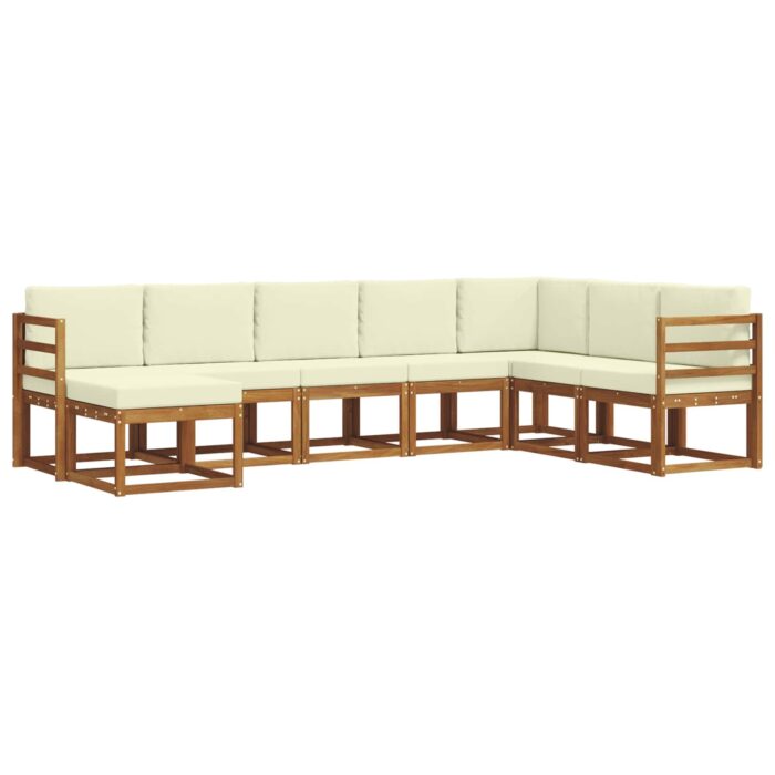 Outdoor-Sofagarnitur 8 pcs Natur Massivholz Akazie – Bild 2