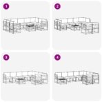 Outdoor-Sofagarnitur 10 pcs Natur Massivholz Akazie – Bild 8