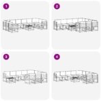 Outdoor-Sofagarnitur 11 pcs Natur Massivholz Akazie – Bild 8