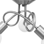 Deckenleuchte Glas-Lampenschirme für 3 E14 Glühlampen – Bild 8