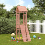 Spielturm mit Kletterwand - 1 - Massivholz Kiefer