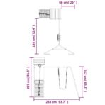 Spielturm - Massivholz Kiefer – Bild 11