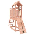 Spielturm mit Kletterwand - 1 - Massivholz Kiefer – Bild 2