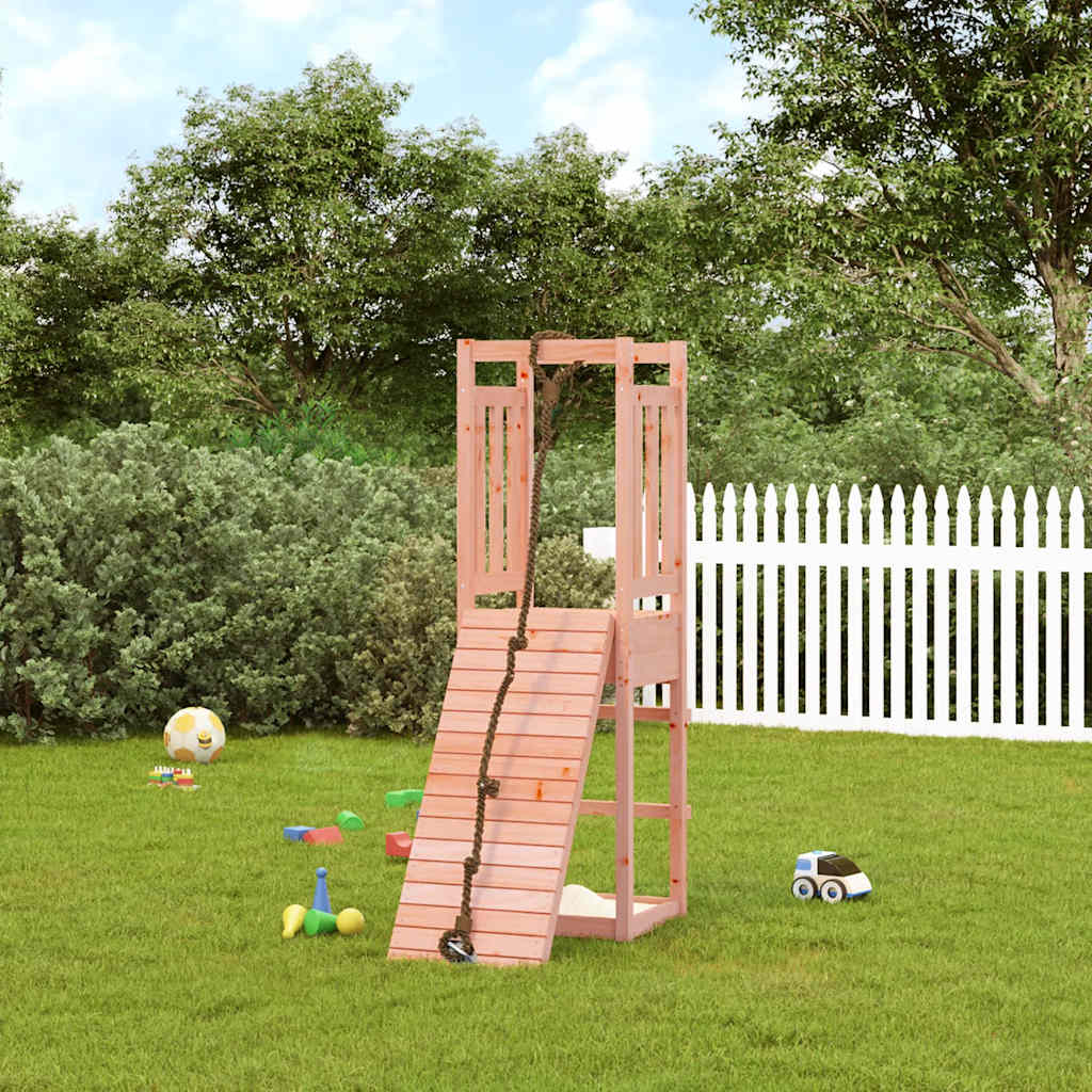 3155946_1.jpg Spielturm mit Kletterwand - Massivholz Kiefer – Bild 1