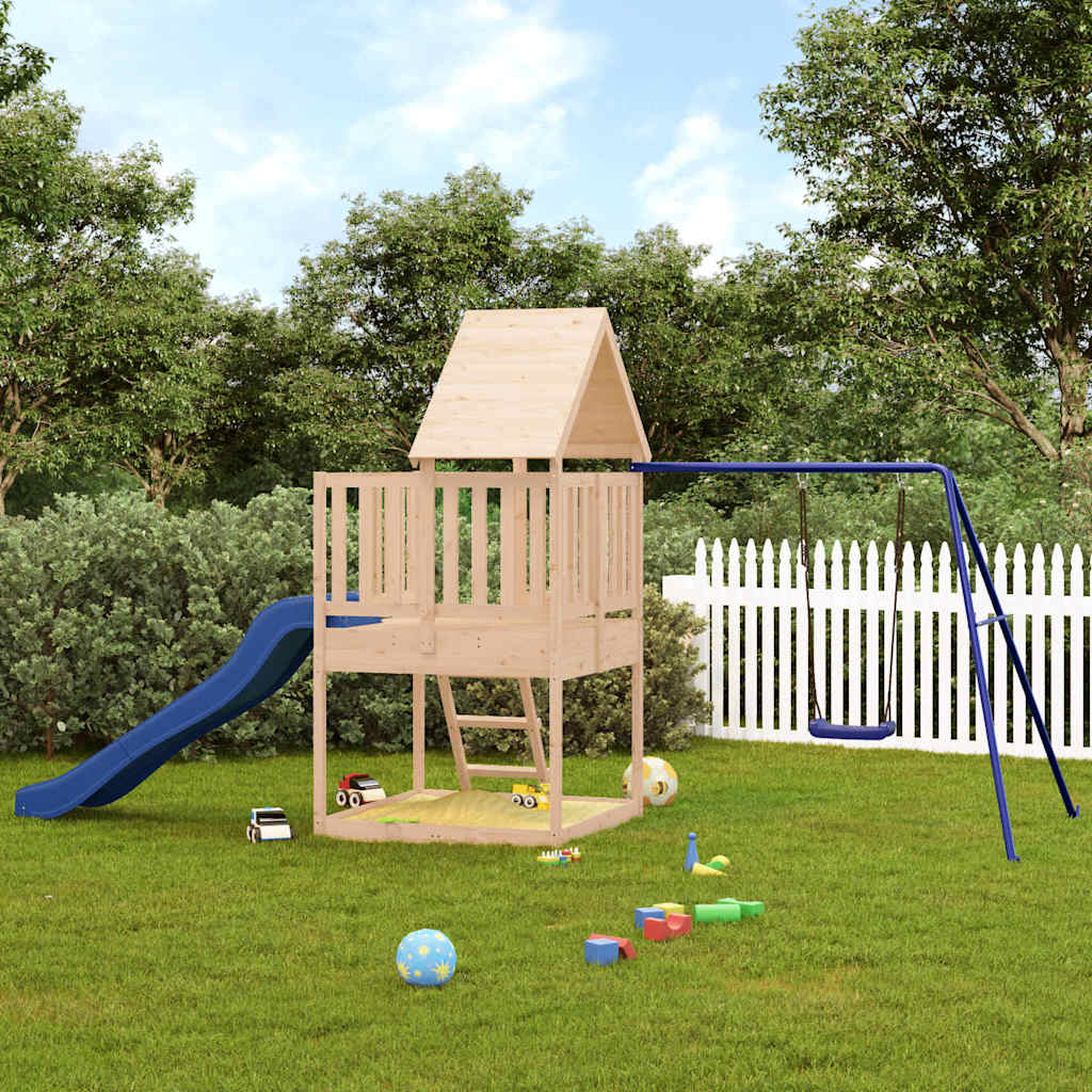 3155936_1.jpg Spielturm - Massivholz Kiefer – Bild 1