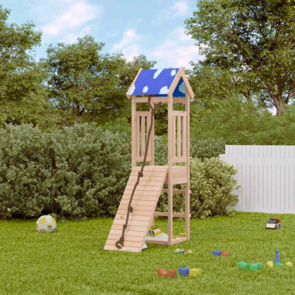 Spielturm Imprägniertes Kiefernholz - Massivholz Kiefer