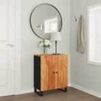 Sideboard 60x33x75 cm Massivholz Akazie - Massivholz Akazie