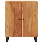 Sideboard 60x33x75 cm Massivholz Akazie - Massivholz Akazie – Bild 3