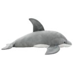 Delfin Kuscheltier Plüsch Grau
