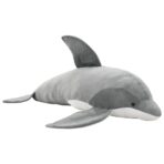 Delfin Kuscheltier Plüsch Grau – Bild 2