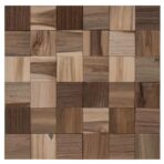 Wandpaneel 11 stk. Natur 30 x 30 x 2 cm