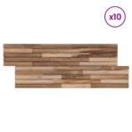 Wandpaneel 10 stk. Natur 55 x 20 x 2 cm – Bild 2